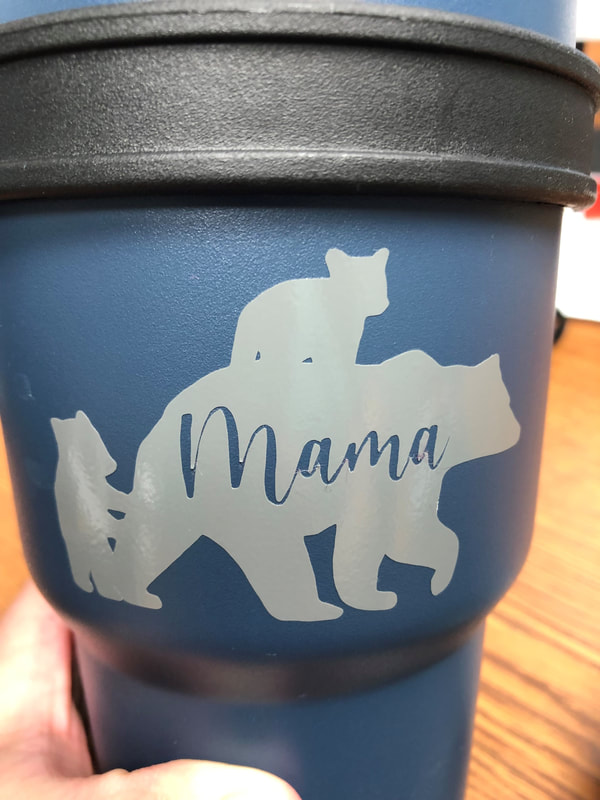 Custom Mama Bear Tumbler
